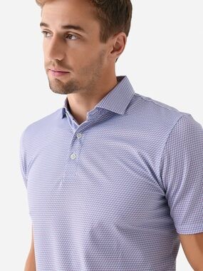 Holderness & Bourne The Phelps Polo in Nantucket/White/Sankaty Size Men’s Medium